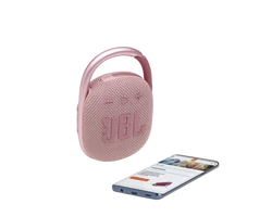 JBL Clip 4 hordozható Bluetooth hangszóró, pink
