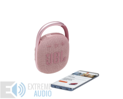 Kép 7/7 - JBL Clip 4 hordozható Bluetooth hangszóró, pink