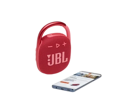 JBL Clip 4 hordozható Bluetooth hangszóró, piros
