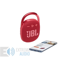 Kép 7/7 - JBL Clip 4 hordozható Bluetooth hangszóró, piros