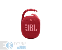 Kép 1/7 - JBL Clip 4 hordozható Bluetooth hangszóró, piros