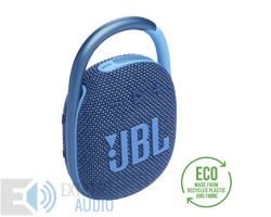 Kép 1/8 - JBL Clip 4 ECO hordozható Bluetooth hangszóró, kék (BEMUTATÓ DARAB)