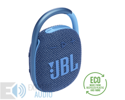 Kép 1/8 - JBL Clip 4 ECO hordozható Bluetooth hangszóró, kék