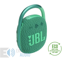 Kép 1/8 - JBL Clip 4 ECO hordozható Bluetooth hangszóró, zöld