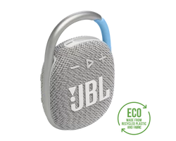 JBL Clip 4 ECO hordozható Bluetooth hangszóró, fehér