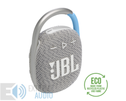 Kép 1/7 - JBL Clip 4 ECO hordozható Bluetooth hangszóró, fehér
