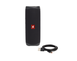 JBL Flip 5 vízálló bluetooth hangszóró (Midnight Black), fekete JBL Flip 5 vízálló bluetooth hangszóró (Midnight Black), fekete