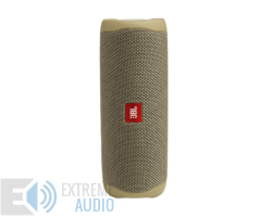 Kép 1/6 - JBL Flip 5 vízálló bluetooth hangszóró (Sand), homokszín (Bemutató darab)