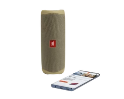 JBL Flip 5 vízálló bluetooth hangszóró (Sand), homokszín