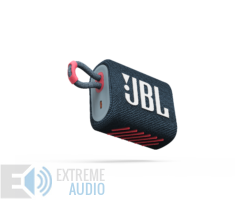 Kép 1/9 - JBL GO 3  hordozható bluetooth hangszóró, kék-korall