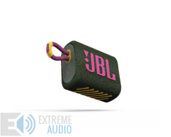 Kép 1/9 - JBL GO 3  hordozható bluetooth hangszóró, zöld