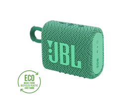 JBL GO 3  ECO hordozható bluetooth hangszóró, zöld