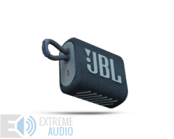 Kép 1/10 - JBL GO 3  hordozható bluetooth hangszóró, kék (Bemutató darab)