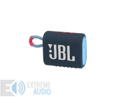 Kép 7/9 - JBL GO 3  hordozható bluetooth hangszóró, kék-korall
