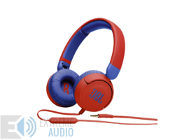 Kép 1/6 - JBL JR310 vezetékes gyerek fejhallgató, piros (bemutató darab)