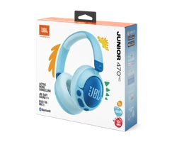 JBL Junior 470NC bluetooth-os, zajszűrős fejhallgató, kék