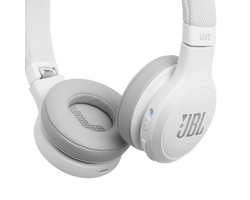 JBL Live 400BT Bluetooth fejhallgató, fehér JBL Live 400BT Bluetooth fejhallgató, fehér