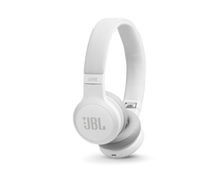 JBL Live 400BT Bluetooth fejhallgató, fehér JBL Live 400BT Bluetooth fejhallgató, fehér