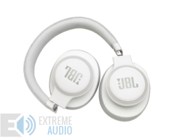 Kép 7/13 - JBL Live 650BTNC zajszűrős Bluetooth fejhallgató, fehér (Bemutató darab)