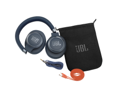 JBL Live 650BTNC zajszűrős Bluetooth fejhallgató, kék JBL Live 650BTNC zajszűrős Bluetooth fejhallgató, kék