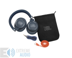 Kép 9/13 - JBL Live 650BTNC zajszűrős Bluetooth fejhallgató, kék (Bemutató darab)
