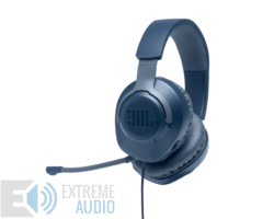 Kép 7/9 - JBL Quantum 100  Gamer fejhallgató, kék (Bemutató darab)