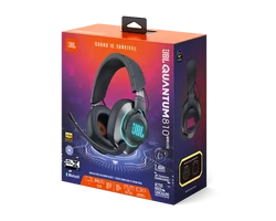 JBL Quantum 810 Gamer, zajszűrős, vezeték nélküli fejhallgató, fekete