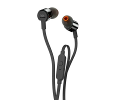 JBL T210 fülhallgató, fekete