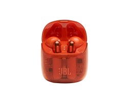 JBL TUNE 225TWS Ghost Edition fülhallgató, átlátszó-narancs + JBL szövetmaszk JBL TUNE 225TWS Ghost Edition fülhallgató, átlátszó-narancs + JBL szövetmaszk