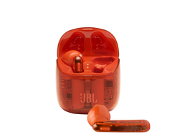 JBL TUNE 225TWS Ghost Edition fülhallgató, átlátszó-narancs + JBL szövetmaszk JBL TUNE 225TWS Ghost Edition fülhallgató, átlátszó-narancs + JBL szövetmaszk