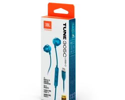 JBL TUNE 305C USB-C vezetékes fülhallgató, kék
