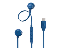 JBL TUNE 305C USB-C vezetékes fülhallgató, kék