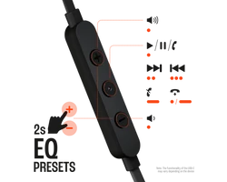 JBL TUNE 305C USB-C vezetékes fülhallgató, fekete