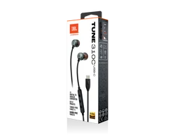 JBL TUNE 310C USB-C vezetékes fülhallgató, fekete