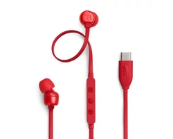 JBL TUNE 310C USB-C vezetékes fülhallgató, piros