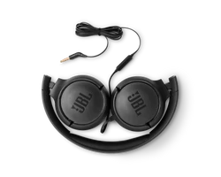JBL T500 fejhallgató, fekete (Bemutató darab)