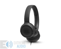 Kép 1/5 - JBL T500 fejhallgató, fekete (Bemutató darab)