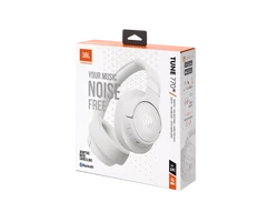 JBL TUNE 770NC Bluetooth-os, zajszűrős fejhallgató, fehér
