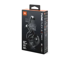 JBL TUNE FLEX 2 Ghost EditionTrue Wireless fülhallgató, fekete