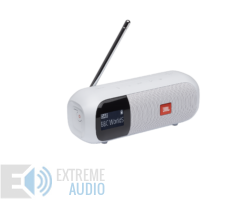 Kép 1/9 - JBL Tuner 2 hordozható Bluetooth hangszóró rádióval, fehér