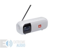 Kép 1/9 - JBL Tuner 2 hordozható Bluetooth hangszóró rádióval, fehér
