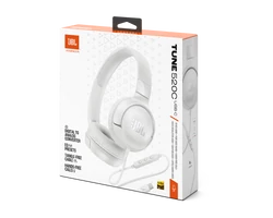 JBL TUNE 520C USB-C fejhallgató, fehér