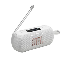 JBL Tuner 3 hordozható Bluetooth hangszóró rádióval, fehér