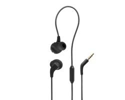 JBL Endurance RUN 2, vezetékes sport fülhallgató, fekete