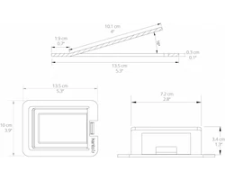 Kanto S2 hangfaltartó, fehér