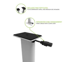 Kanto SP9W asztali hangszóró állvány, fehér