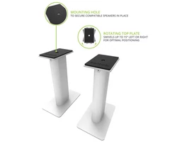 Kanto SP9W asztali hangszóró állvány, fehér