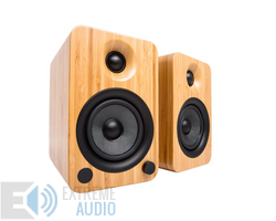 Kép 1/7 - Kanto Audio YU4 Aktív Bluetooth hangfal, bambusz