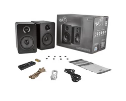 KANTO AUDIO YU6 Aktív Bluetooth hangfal, matt fekete