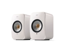 KEF LSX II Wireless polcsugárzó pár (Mineral White), fehér